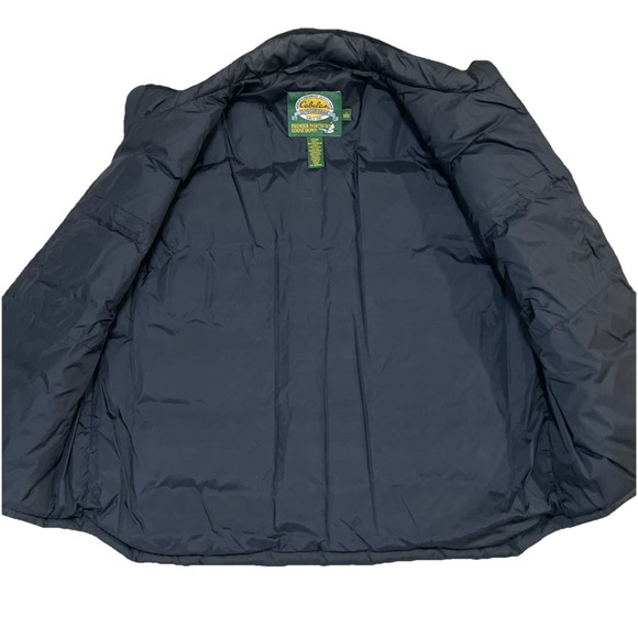 Cabelas Puffer‎ Vest Mens L Reg Black 650 Fill Premier Northern Goose Down - Picture 4 of 8